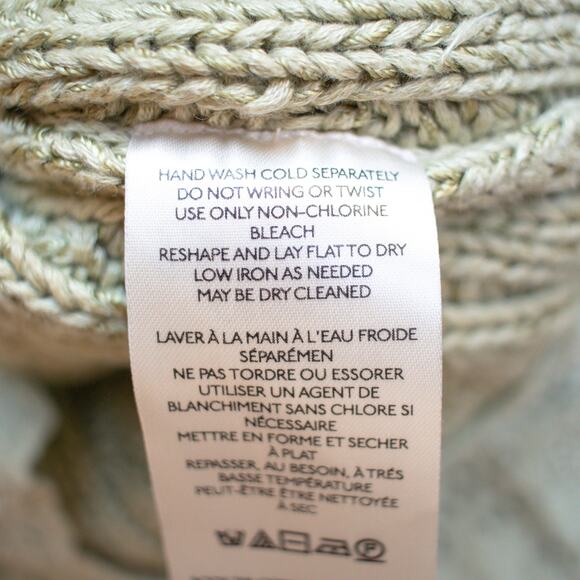 Anthropologie Pistachio Cable-Knit Lacey Sweater Size XXS - Picture 9 of 9